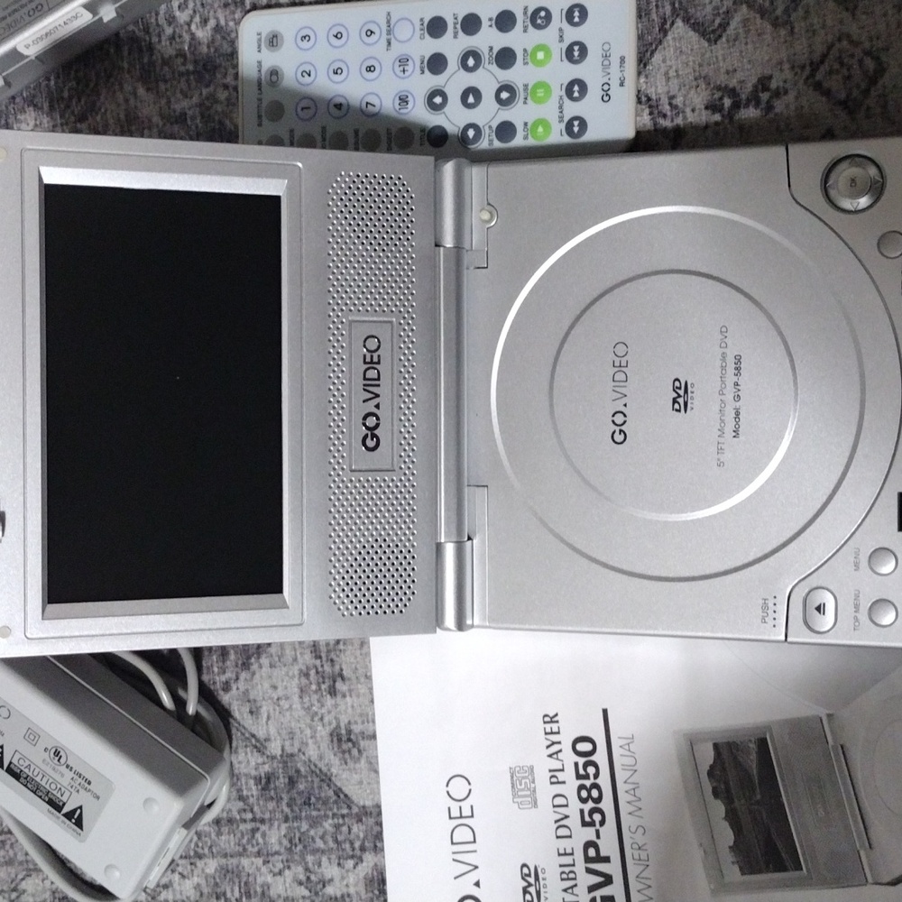 Vintage portable DVD player